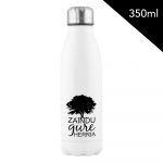 "ZAINDU GURE HERRIA ZUHAITZA" botila termikoa zuria 350ml
