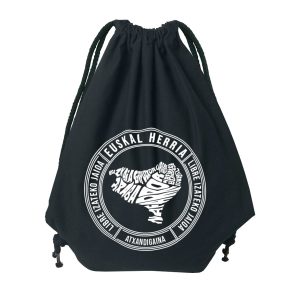 "LIBRE IZATEKO JAIOA" motxila beltza