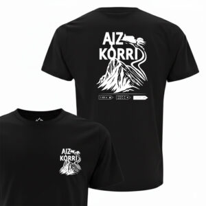 "AIZKORRI" kamiseta beltza