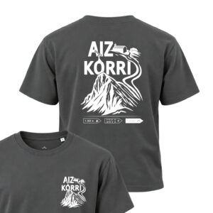 "AIZKORRI" neskentzako kamiseta grisa
